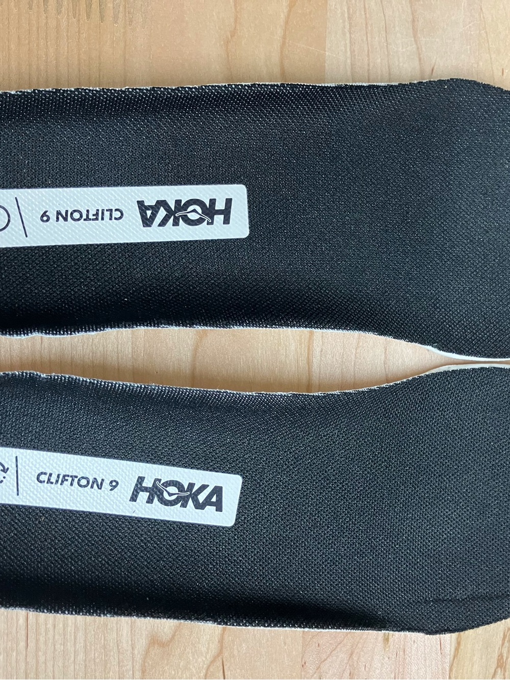 Hoka Clifton 9 Black Insoles